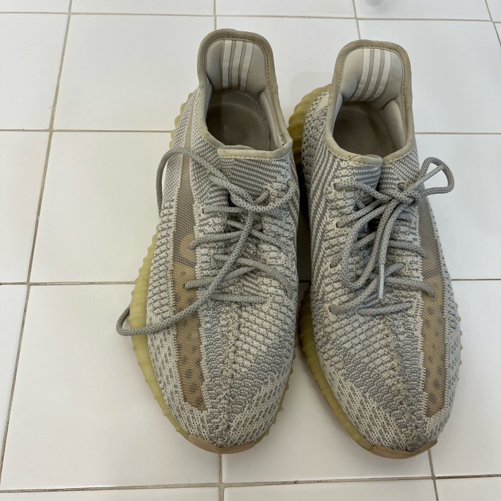 Yeezy Boost 350 White and Cream Trainers